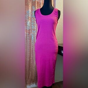 Ambiance Pink Sheath Midi Dress for Cocktail